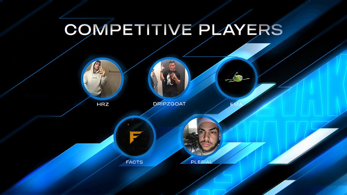 EvakEsports's tweet photo. Welcome To Our First COD Competitive Players !! We Expect Big Things About Your Guys 

@ImHorizan 
@DiazChristian10 
@_vEmaa
@MileFacts 
@PlesiXO https://t.co/fv5mAwxoRl