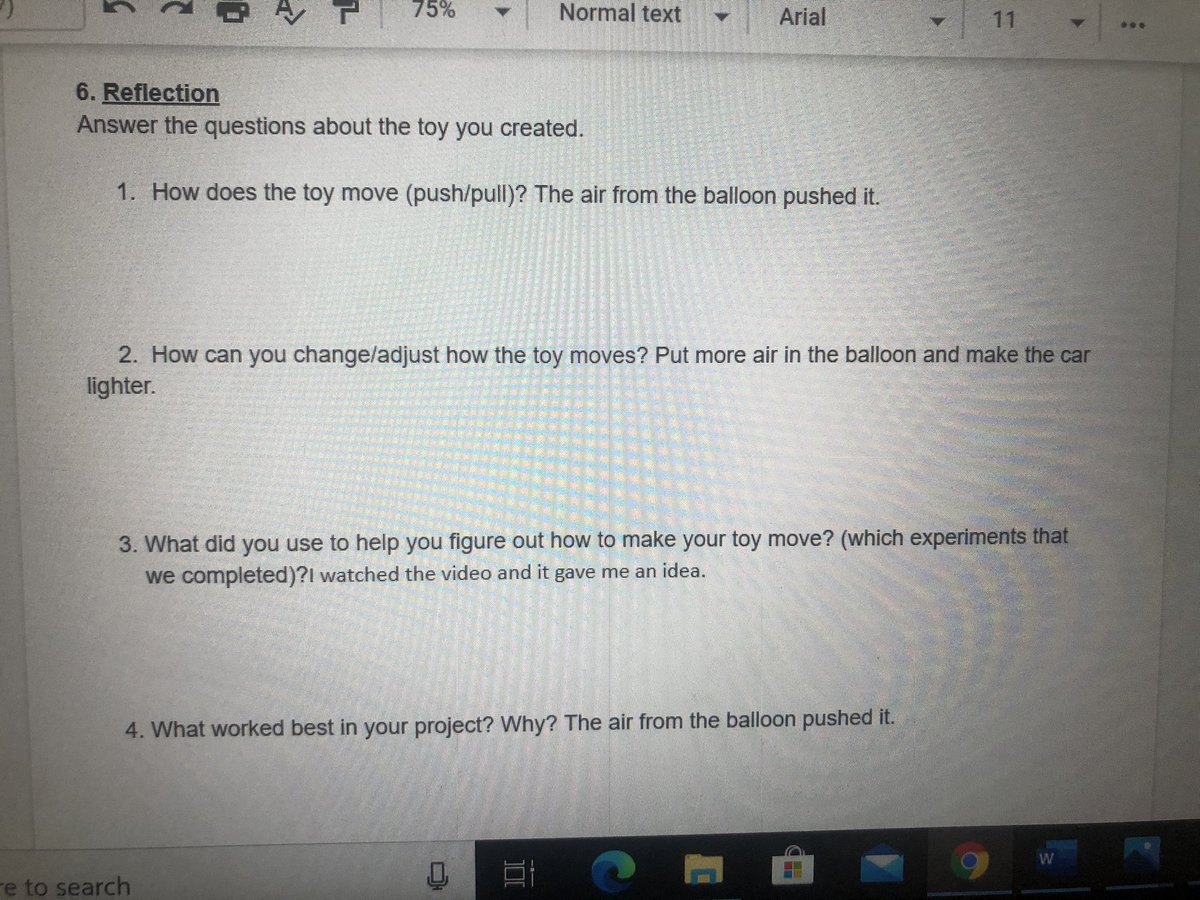 ReneeLWhite5's tweet photo. Ss diagrams, supply lists, &amp; reflections for their toys that move with push/pull are amazing! I love seeing their pics &amp; videos in @Seesaw too! #science #engineering #lowtech #HAWKSsoar #remotelearning #WCPSSremotelearning https://t.co/GSEnd1RYjS