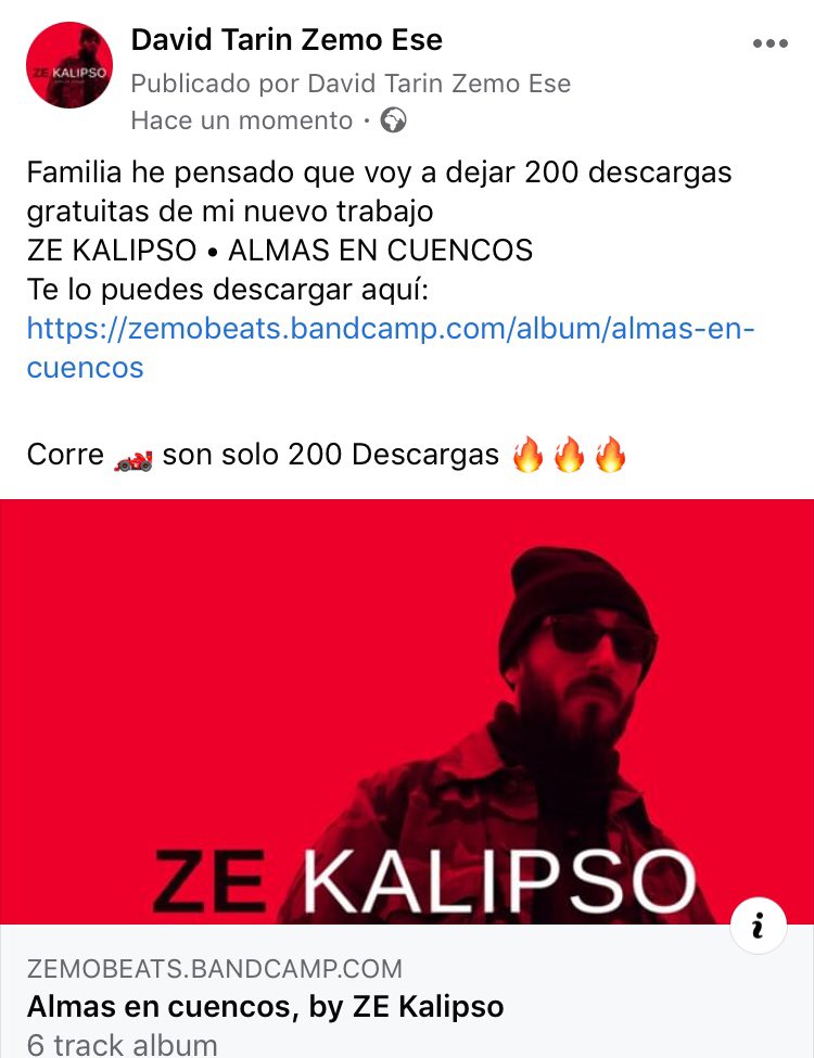 200 Descargas 🔥🔥🔥 Libres...
zemobeats.bandcamp.com/album/almas-en…