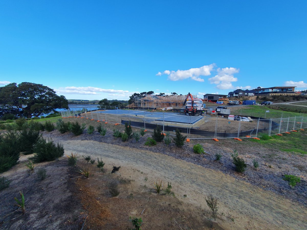 Great to be back on site and underway with our first build in Mangawhai....

 #jennianrodney  #jennianhomes #newbuild  #magicalmangawhai  #views  #moretocome  #0800JENNIAN
