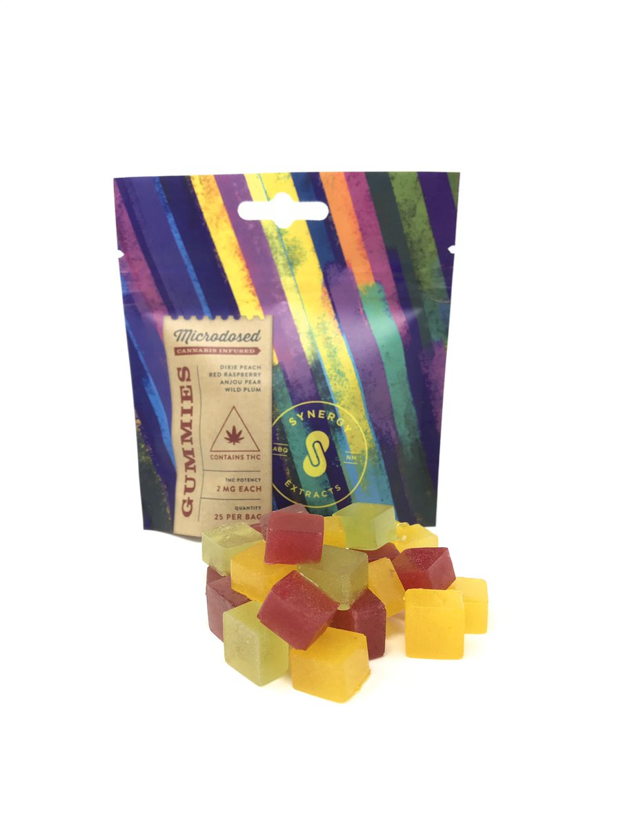 SynergyExtracts's tweet photo. We have all your dosing needs at @SynergyExtracts ask your favorite dispensary for our micro dosed gummies and checkout this graphic by @Leafly to get you started on edibles. #MedicalCannabis #edibles #gummies https://t.co/bZUwhStmbC