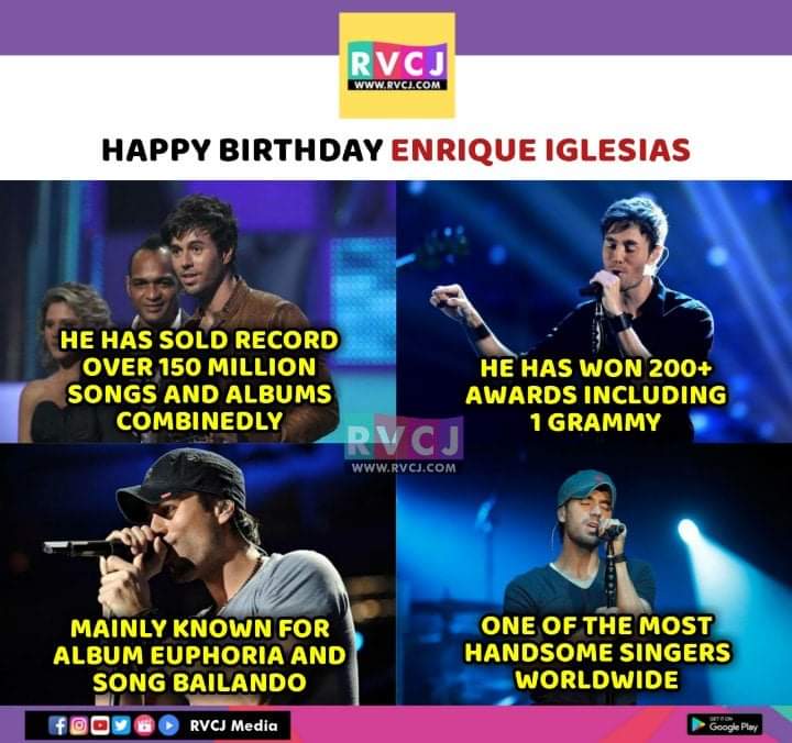 Happy Birthday Enrique Iglesias!   