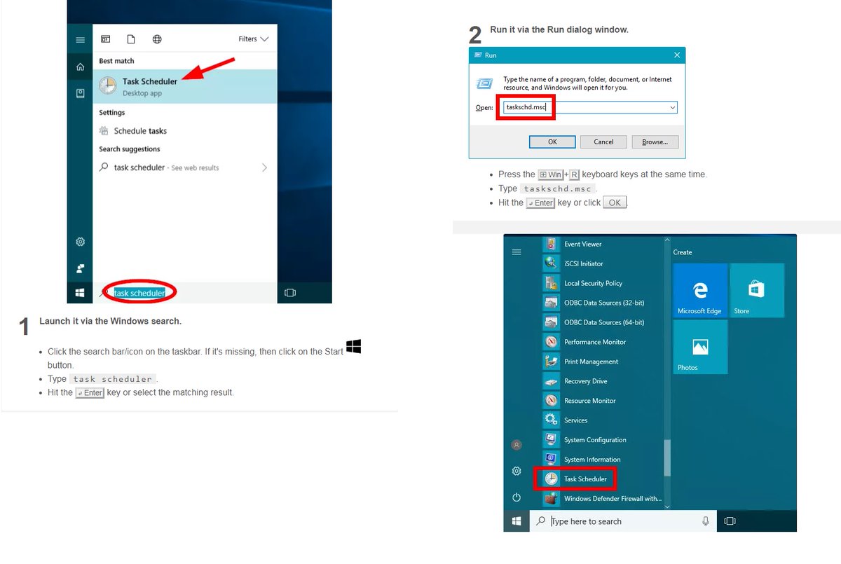 CAStenman's tweet image. How to Open Task Scheduler in Windows 10  bit.ly/2gSSWYq  @wikiHow #Windows10 #TaskScheduler