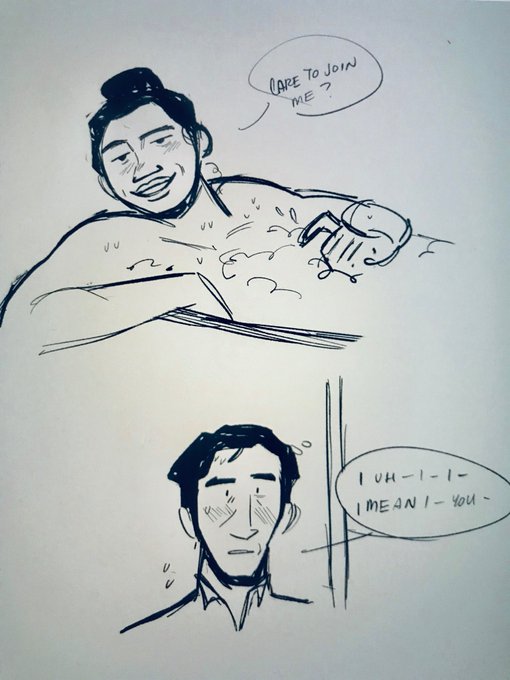 My OCs dynamic is Only Ever like this ...... 