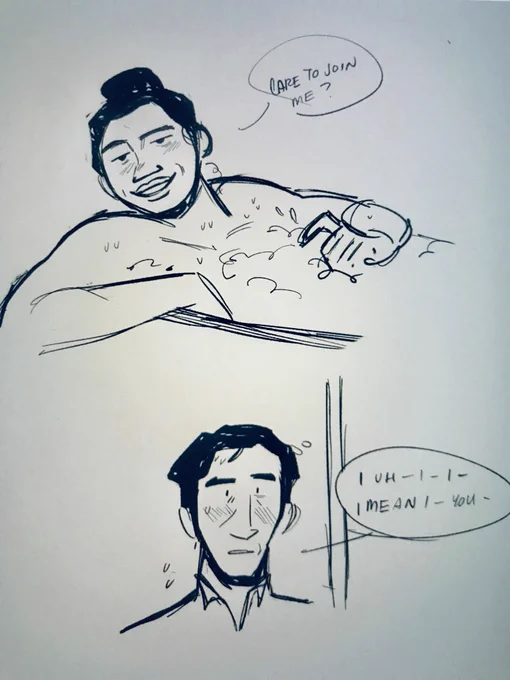 My OCs dynamic is Only Ever like this ...... 