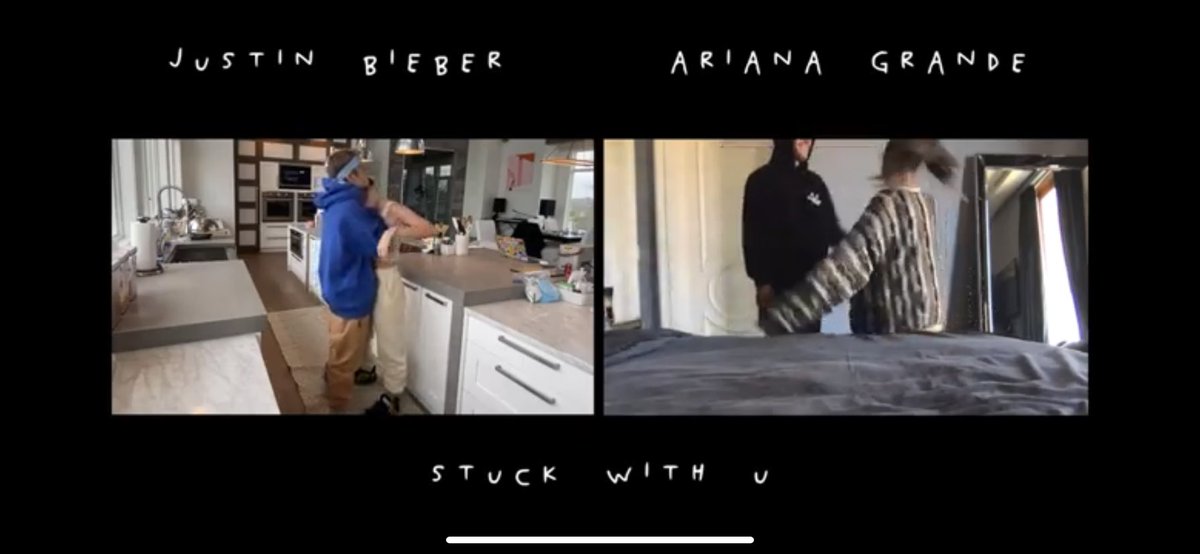 MccannsSorry's tweet photo. Stop the music video is the cutest fucking thing ever my heart 
#STUCKWITHU https://t.co/76JzGJxZG2