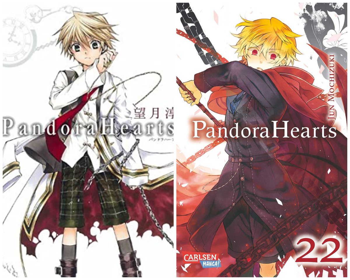 syizel__'s tweet photo. Jojo Part 5 and Pandora Hearts https://t.co/yKXTj8gLLD