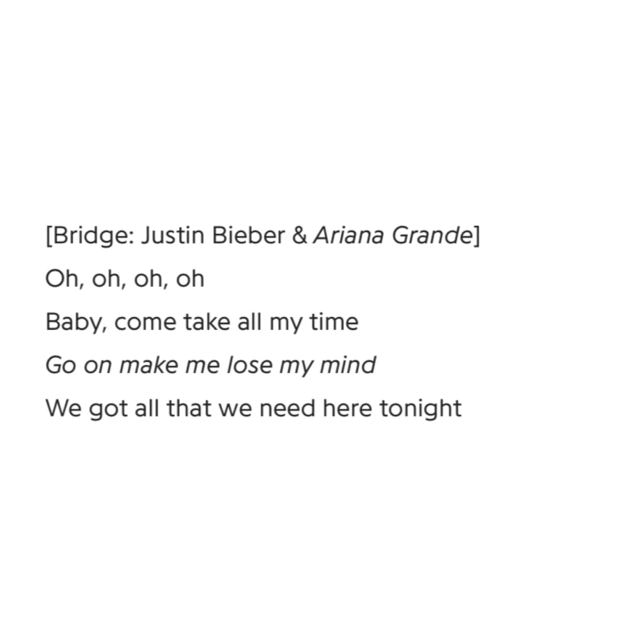 Ariana Grande, Justin Bieber - Stuck with U [Lyrics] 