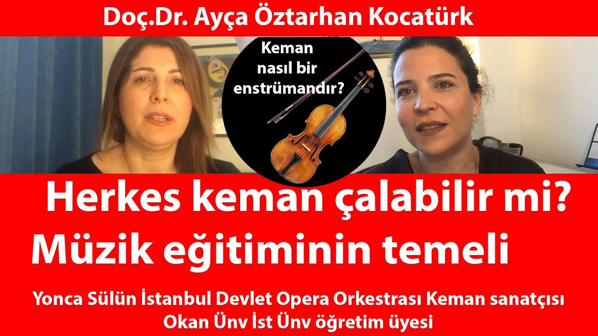 ipnberlin's tweet photo. https://t.co/bDFvP9ozlz
Herkes keman çalabilir mi? / Müzik eğitiminde temel koşullar Doç.Dr. Ayça Öztarhan Kocatürk
#yncsln #YoncaSulun #Aycaoztarhan #istanbulDevletOpera #okanuniversitesi #universitesi #keman #ensturman #ayca_kocaturk #piyano #piano #muzik #muzikegitimi https://t.co/cDQXXTWH0J