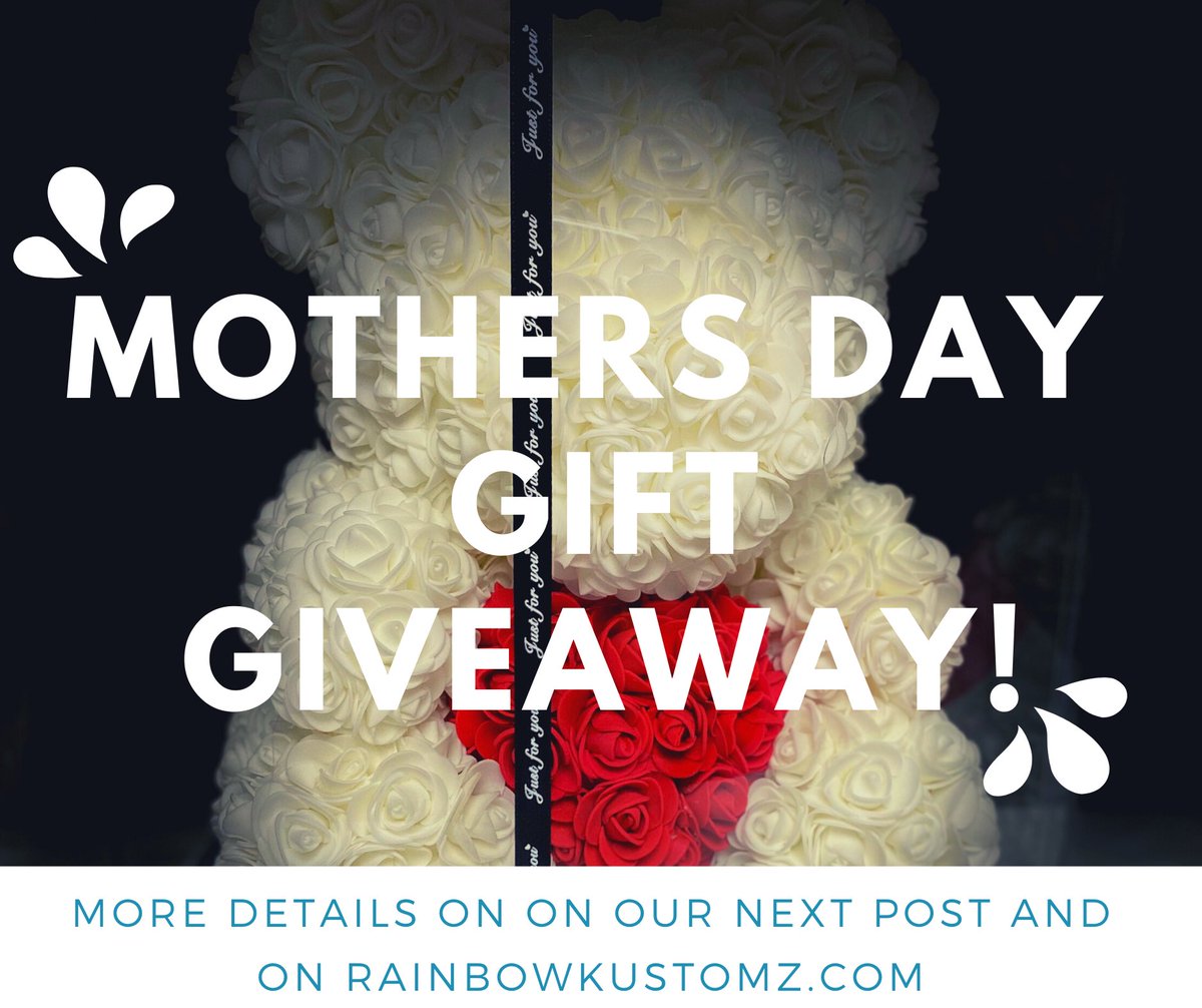 adanmartinez89's tweet photo. FREE KUSTOMIZED GIFT FOR YOUR LOVED ONE! Please share or tag someone that might like to enter this give away! #MothersDay #giveaway #ContestAlert #win #mothersdaygift @RainbowKustomz https://t.co/mCeyOCeDB3