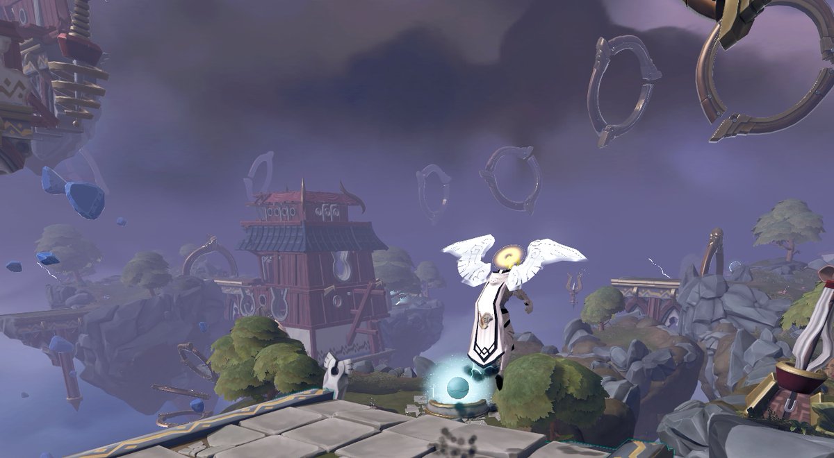 Flabberwocky's tweet photo. When you take that leap of faith in Stormguard Citadel in #RSArchaeology https://t.co/7FriN6boif
