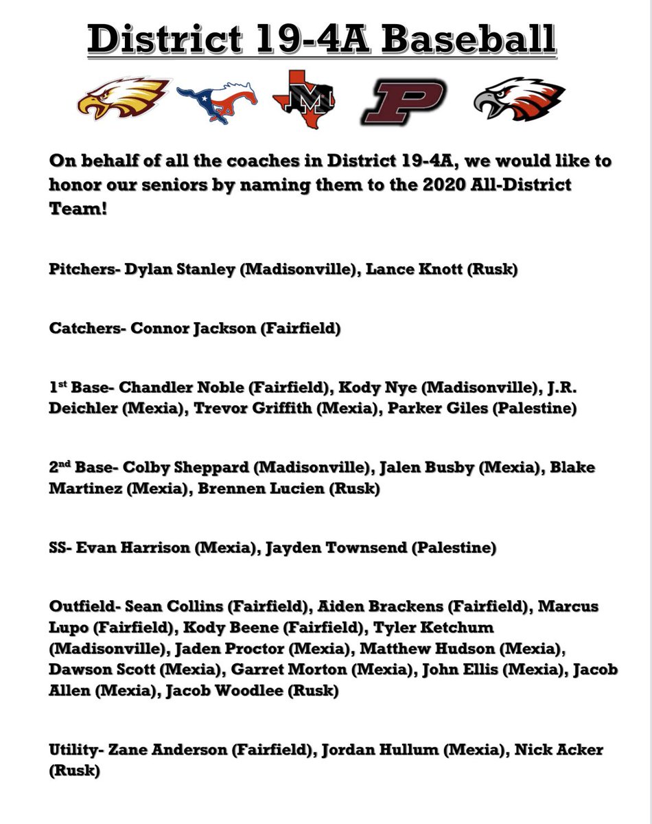 Congratulations to our baseball seniors! #EAT #WEKAT