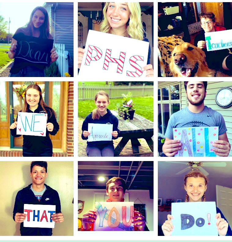 phsm2s's tweet photo. More M2S love for our PHS teachers ❤️🖤 We miss you and are so thankful for you! @2020CLASSPHS @PHS2021_ @PerkinsHigh @perkinspirates @PHS2022_ https://t.co/pOHkfUsOjp