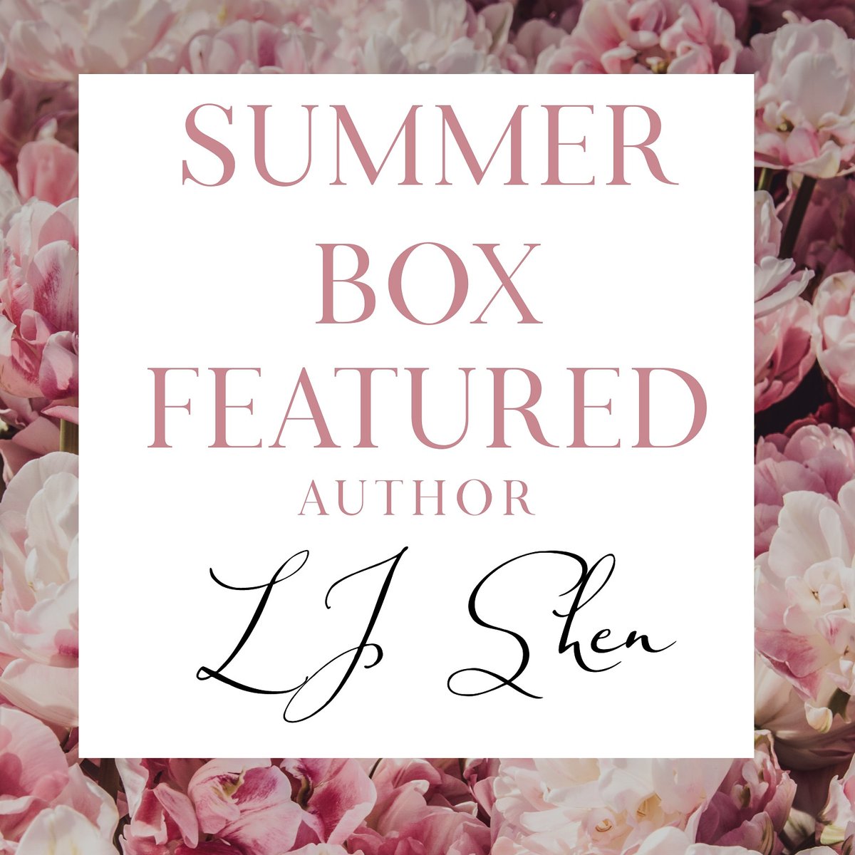 theromancebox's tweet photo. Did you see the news? @lj_shen  is the featured author in our upcoming summer box!!  You can order today at https://t.co/hWlit7aGHS https://t.co/T4ZtpPOmAL
