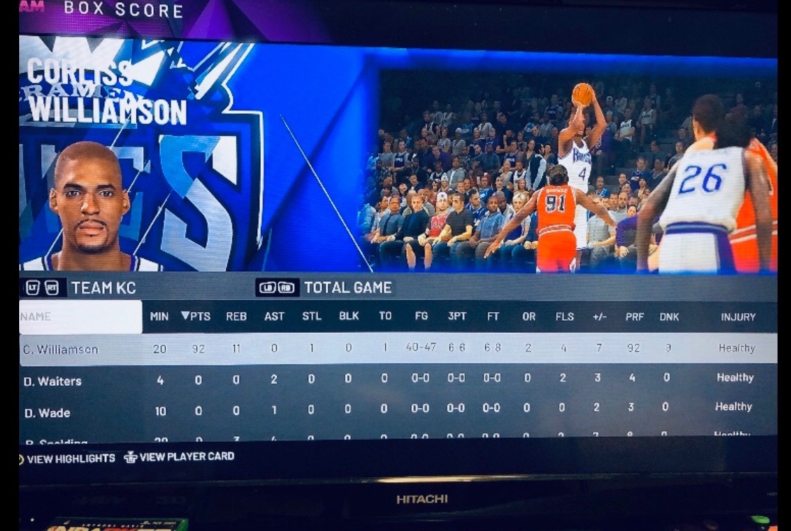 2KballerEd's tweet photo. @Ronnie2K @NBA2K_MyTEAM @NBA2K_MyTEAM
 An updated Historic #SpotlightSim for this 92 point performance with Emerald reward card Corliss Williamson would be fantastic! 
@CoachCorliss
 
@NBA2K https://t.co/WPHLlPIgro