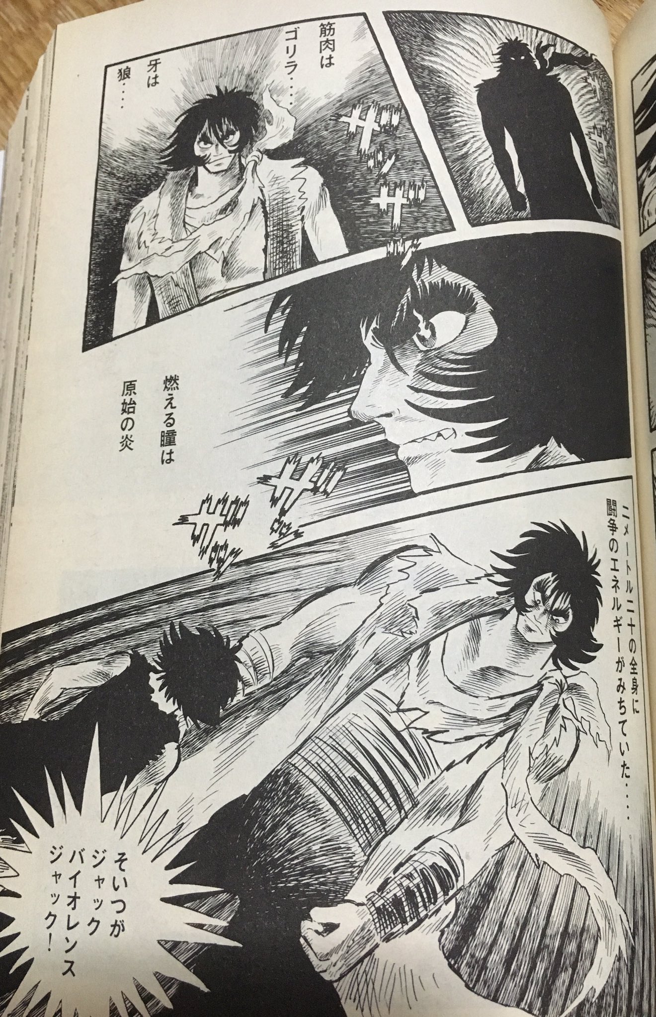 メロウリンク Pcのほう Auf Twitter フォロワーさんの誰かさんが絶対反応する画像を貼れ 筋肉はゴリラ 牙は狼 燃える瞳は原始の炎 マッドマックス 北斗の拳 より先に 無法不毛の荒野に現れた謎の男 人は言う その名は バイオレンスジャック