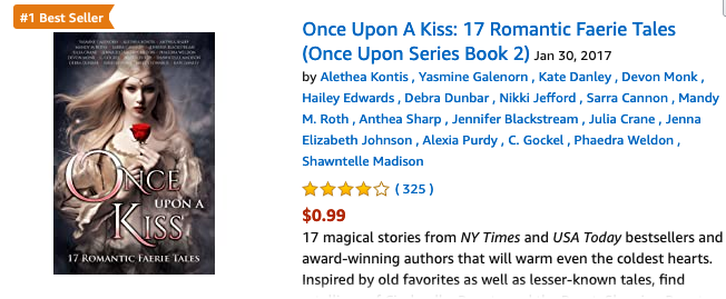 AletheaKontis's tweet photo. YAY BESTSELLER BANNER!
You can still get #OnceUponaKiss for only 99 cents (all week)! This award-winning anthology is worth every penny! https://t.co/BTwMKZBroO https://t.co/lZ9Peq0QE7