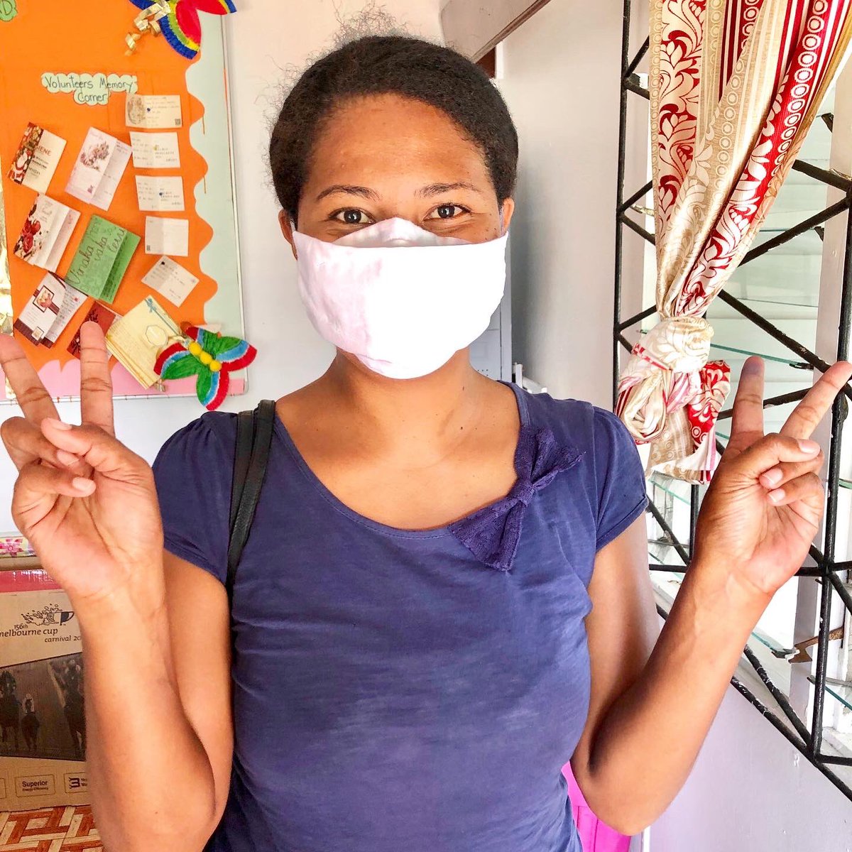 ivhq's tweet photo. Our local teams in #Fiji and #Bali have been finding new ways to support their community, including #onlinetutoring for children, #makingfacemasks and #growingveggies for locals to take π https://t.co/C8yOb45qDJ