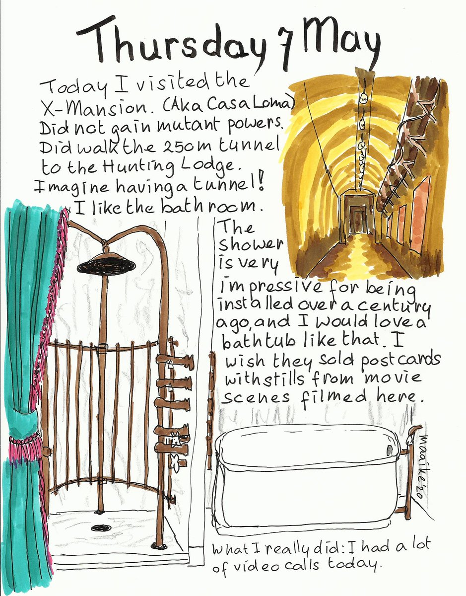 maaibaai's tweet photo. Imagine having 98 rooms. 98.

(Now imagine having to clean them.)

#NotActuallyInToronto #traveljournal #CoronaTravelAtHome #Toronto #illustratie #illustration #CasaLoma https://t.co/aKp3twhbd5