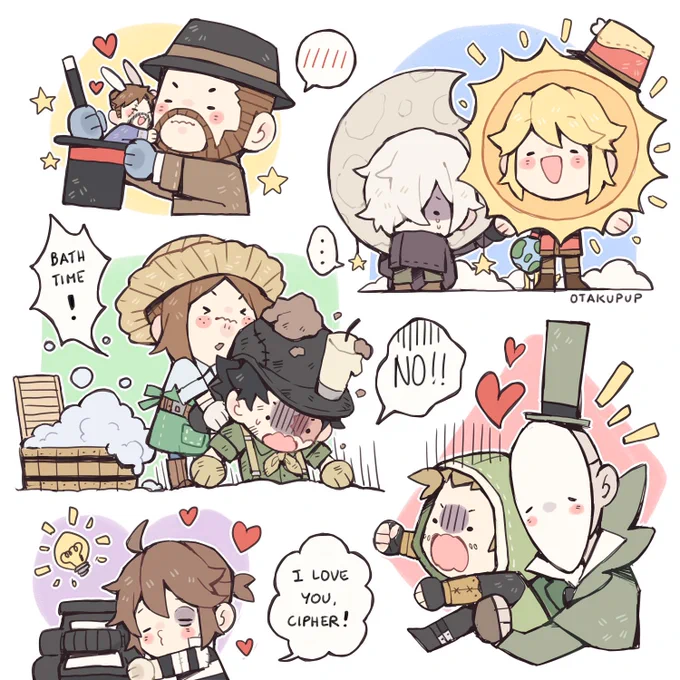 My ships in #IdentityV ❤️ cause love can bloom even in a horror game ? and i ship like no tom so... #第五人格 
