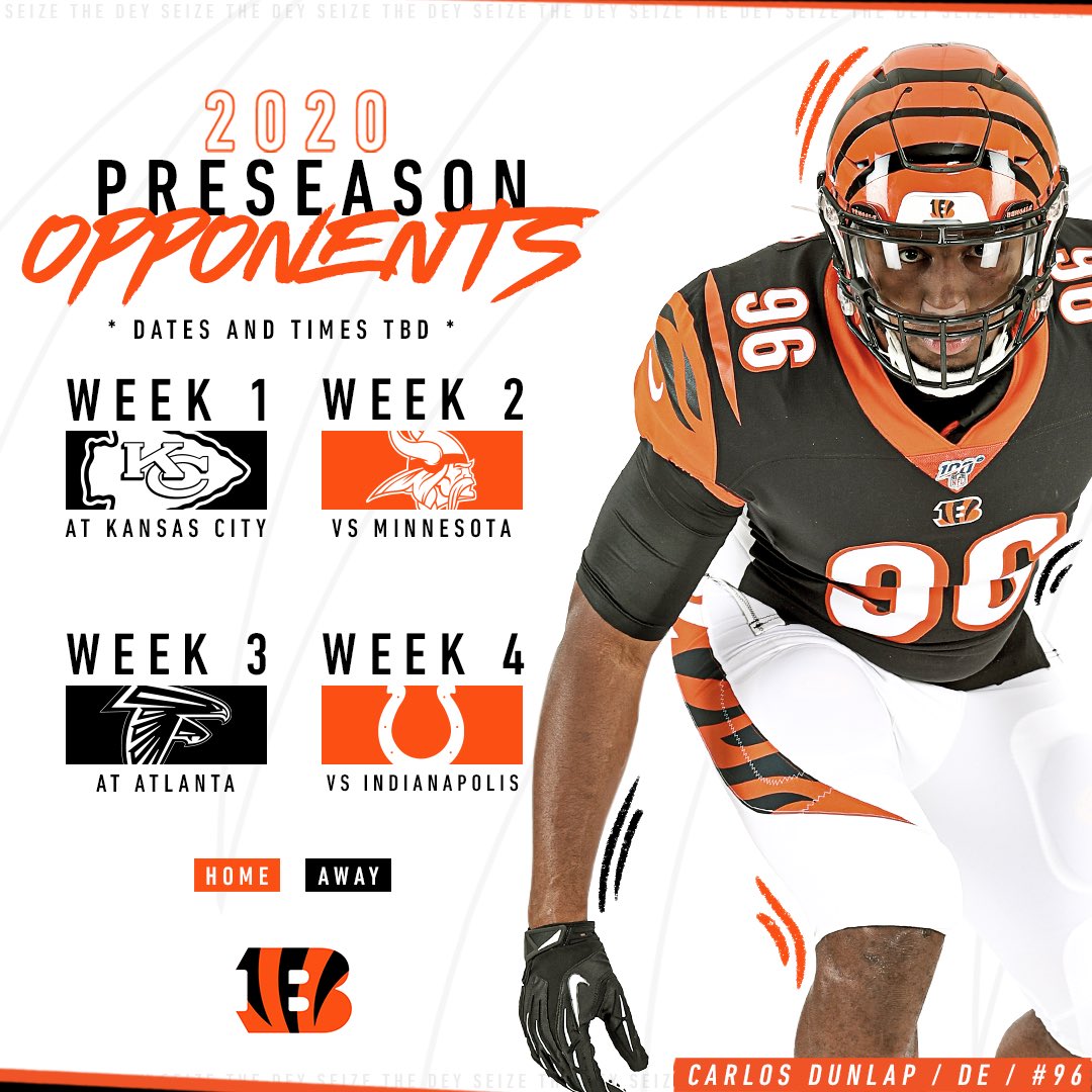 Bengals announce uniform schedule for 2022 season