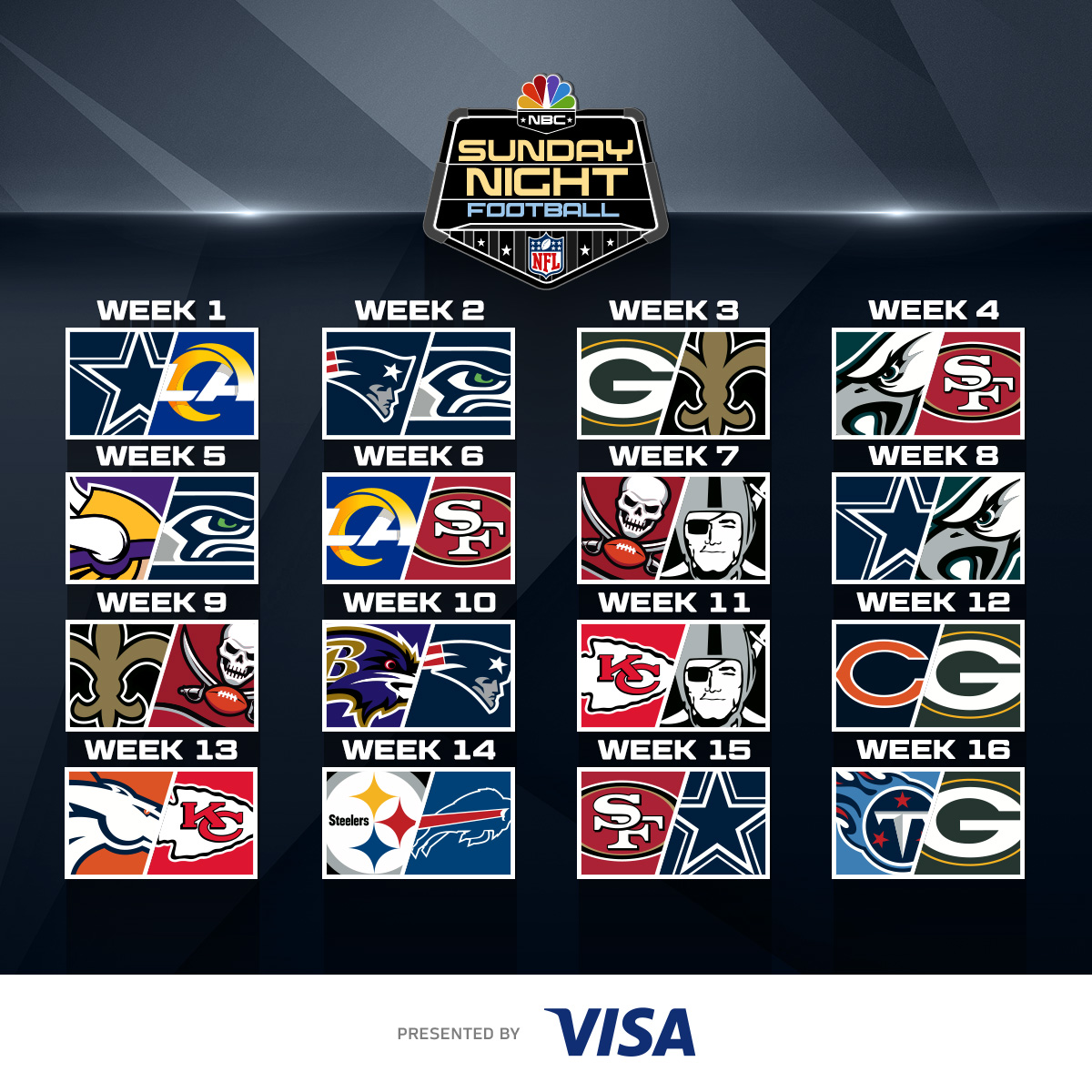 Nbc Sunday Night Football Schedule 2022