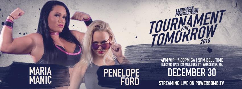 WWRProWrestling's tweet photo. MATCH 4: @thunderrosa22 & @holidead vs. @thePenelopeFord & #MariaManic
Sign up for https://t.co/JMYHMyoMC9 using promo code WWRPRO for a 5 day free trial!
#WatchIWTV #MayMadness #TFT2018 @indiewrestling https://t.co/91CupvgWTs
