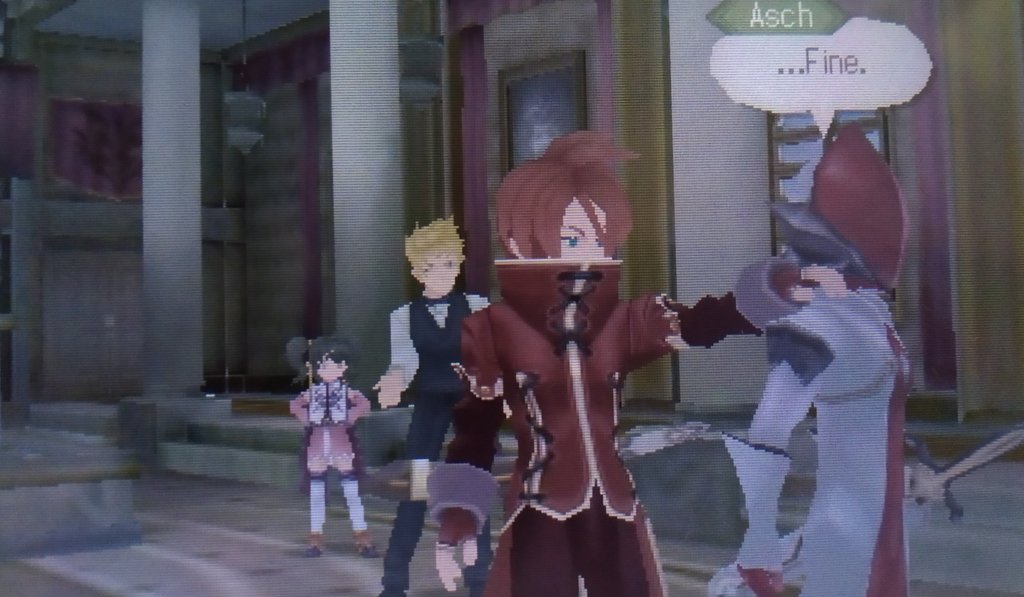 (Here ends the spoilers)I'm also at the point where you find Florian and I'm, my child ( ；∀；)ALSO I thought I'd be stuck with Asch looking like THIS throughout the rest of the game but THANK GOD you get him for like 2 mins and I changed his tittle to Loving Son lmao