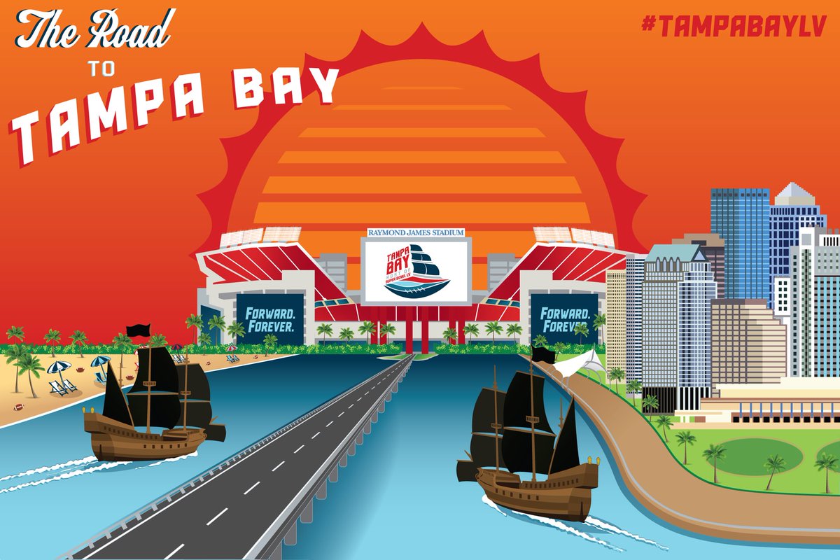“The Road to #TampaBayLV” has been released! Who will we see invade Tampa Bay on February 7, 2021?

<a href="/NFL/">NFL</a> 2020 Schedule: 
bit.ly/NFL20Schedule