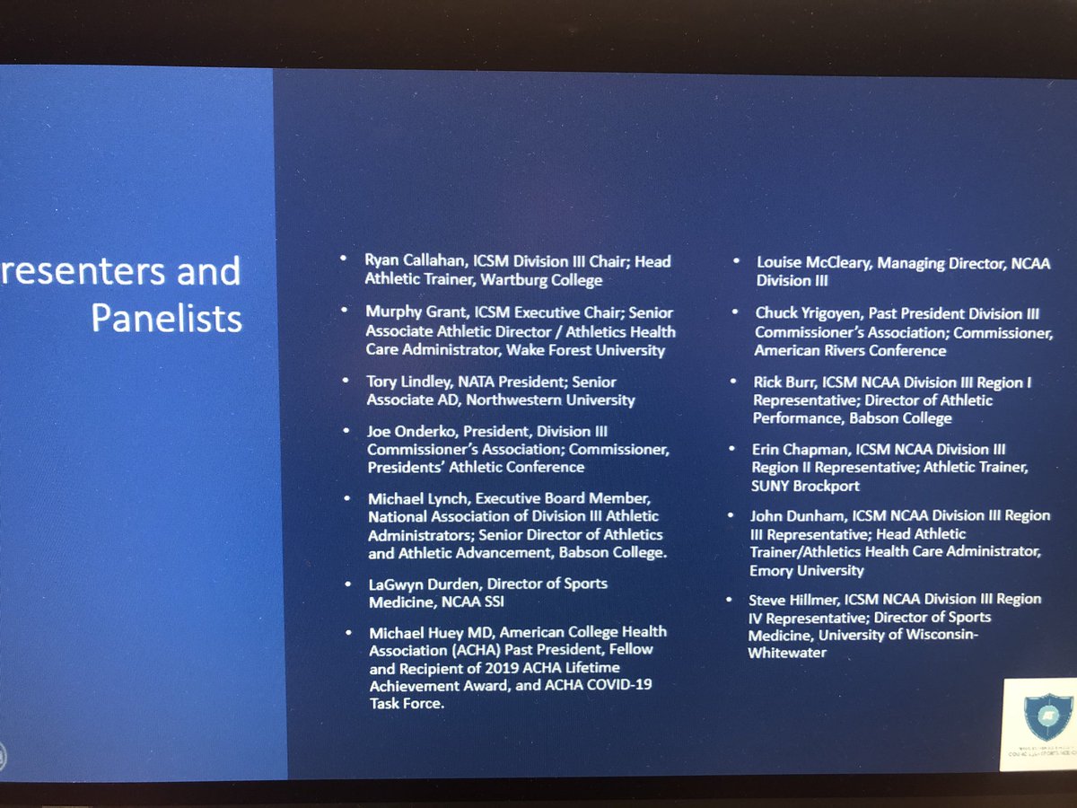 StevenHillmer's tweet image. Honored to be part of this panel today on @NATA_ICSM D3 webinar...Appreciate everyone who participated as a panelist and every person who watched #BetterTogether