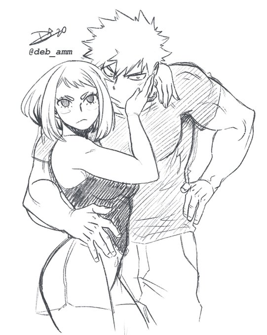 Here the sketch! 
#kacchako 