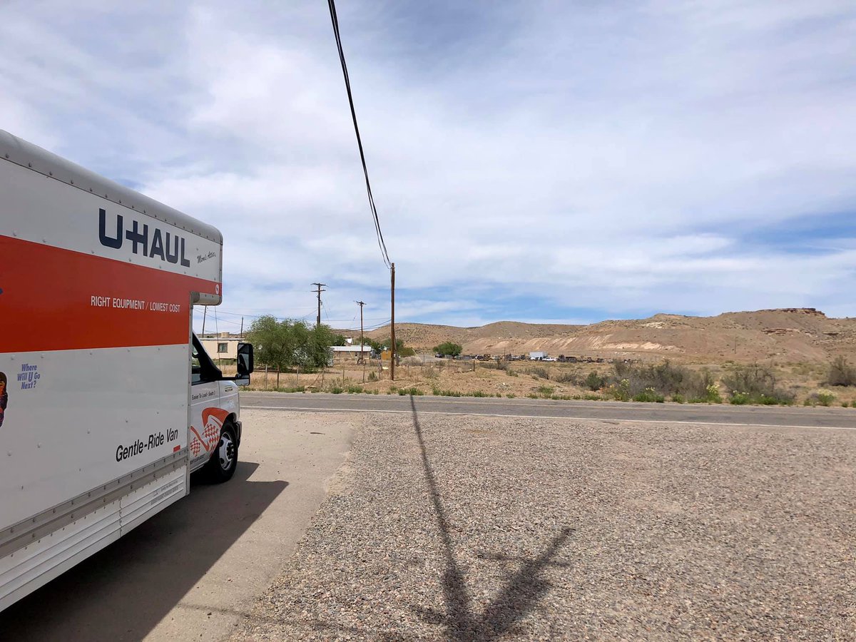 With all the donations we filled 1 26’ UHaul, 2 20’ UHauls and 1 van. We are thankful for the Urban Indian Center of Salt Lake City for their partnership and yesterday they traveled to Montezuma Creek, Utah and safely delivered all the supplies to the Utah Navajo Health System.