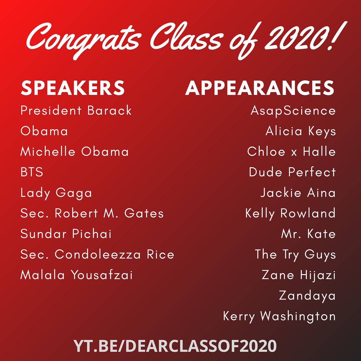 YouTube is holding a virtual graduation on June 6th! Swipe for more info!