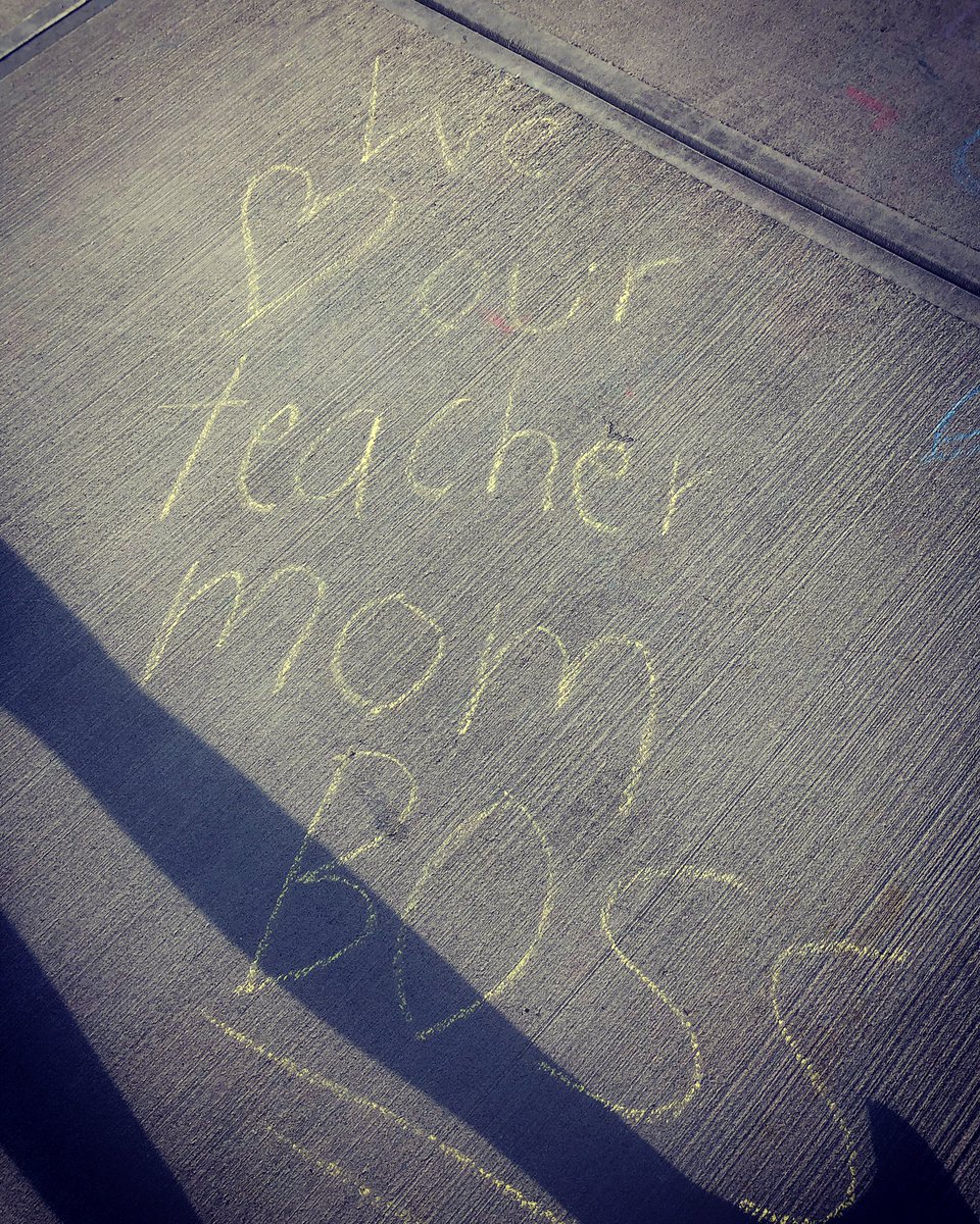 Thankful for my own kids who appreciate me as teacher mom and let’s not forget BOSS. 😂#itsteacherappreciationweek #thankateacher
