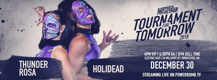 WWRProWrestling's tweet photo. MATCH 6: @holidead & @thunderrosa22 vs. @DelmiExo & @ashley__vox
Sign up for https://t.co/JMYHMyGo0J using promo code WWRPRO for a 5 day free trial!
#WatchIWTV #MayMadness #WWRTFT @indiewrestling https://t.co/XBn8sfULgx