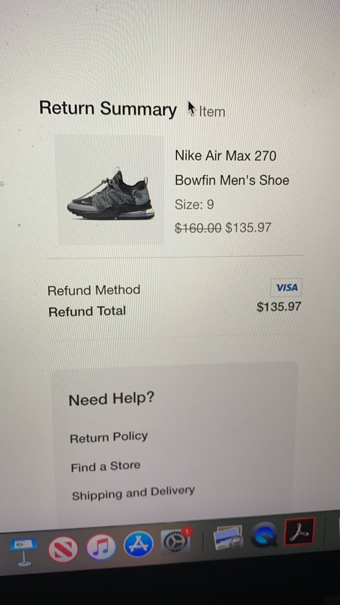 Énumérer gouvernement critique refund nike Consulat rester debout Bermad