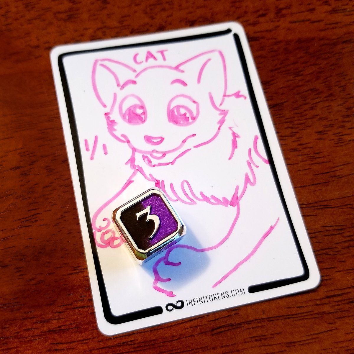 InfiniTokens's tweet photo. A hypoallergenic furry dice goblin with a beautiful metal die from the awesome folks at @dieharddice!
https://t.co/rwht9fvI0p
#dicegoblin #diceharddice #awcute https://t.co/xa8RLAyGBA