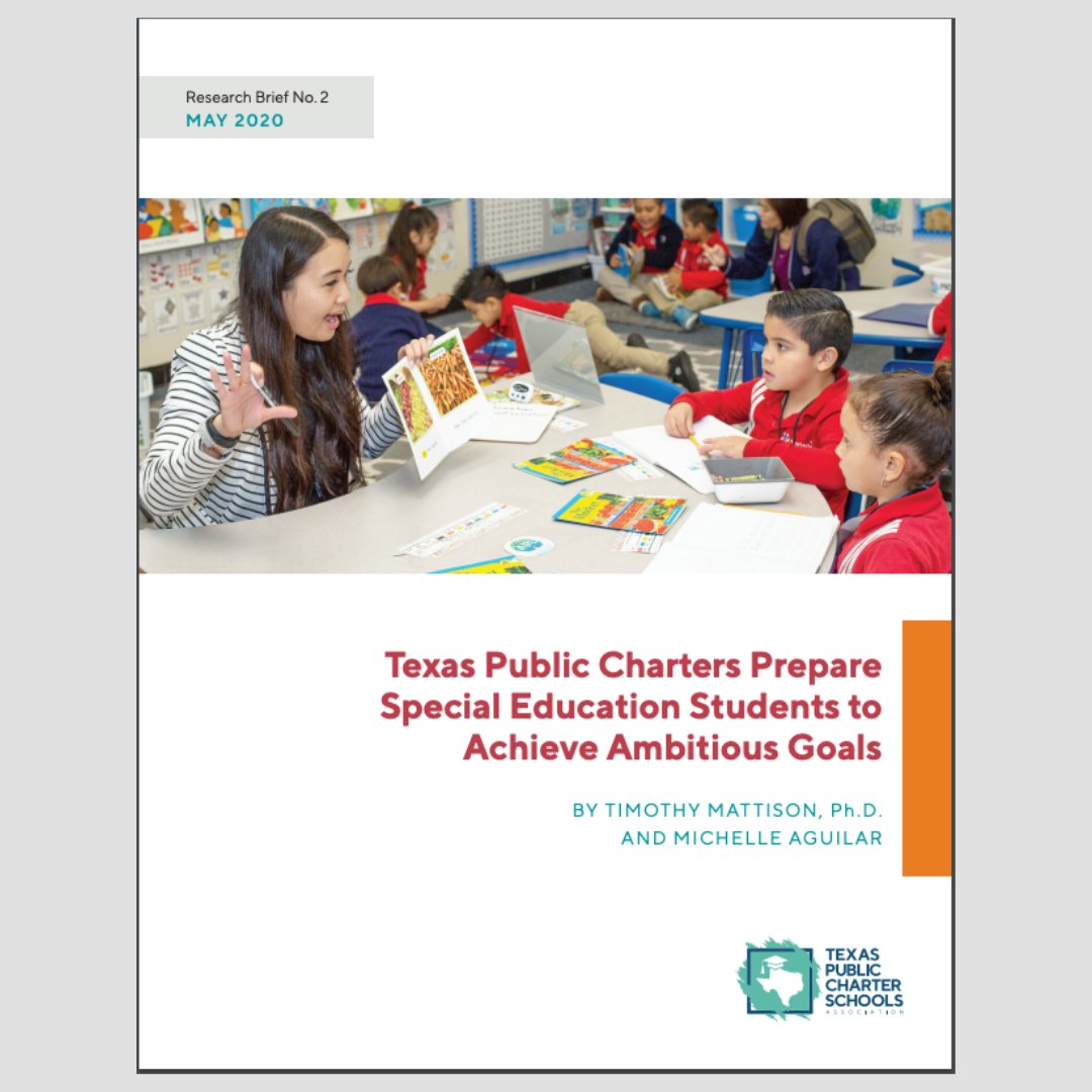 TPCSAnews's tweet photo. Every TX student w/ special needs should receive a high-quality education to help them meet their full potential. Our latest report, based on @TEAinfo data, finds public #charterschools are giving many students w/ special needs a shot at a bright future. https://t.co/o4ircOtTH6 https://t.co/H0XIngeNMQ