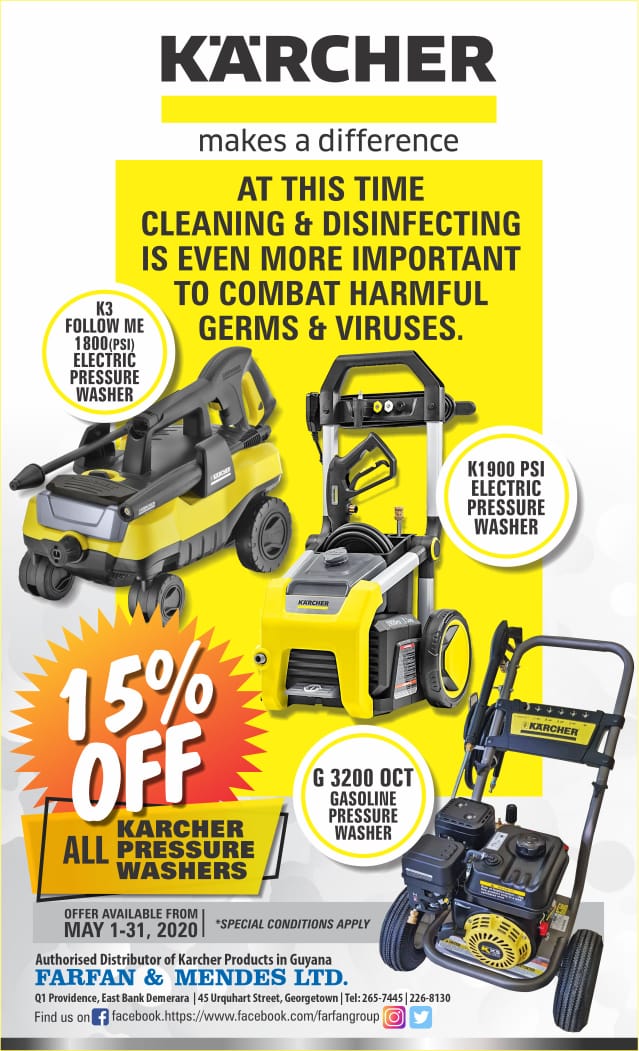 GroupFarfan's tweet photo. Karcher pressure washer special for the month of May #karcher #discount #cleaningsolutions #covid_19 #farfanandmendesgroup https://t.co/YeKnPipeqB