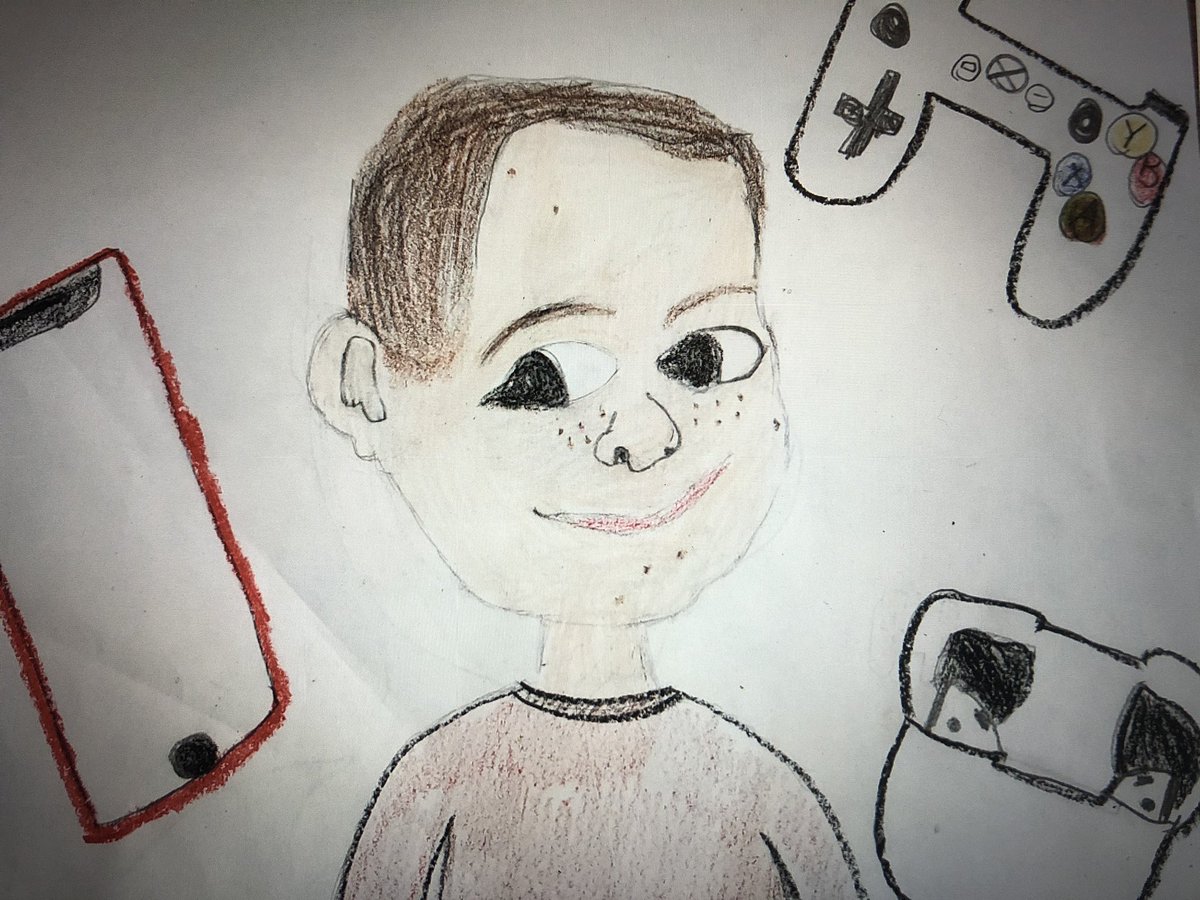 PelicansCreate's tweet photo. It was all about portraits this week, and @sweetwaterVCPS artists did not disappoint! #distancelearning #keepcreatingVCS https://t.co/KemIJ1P3DU