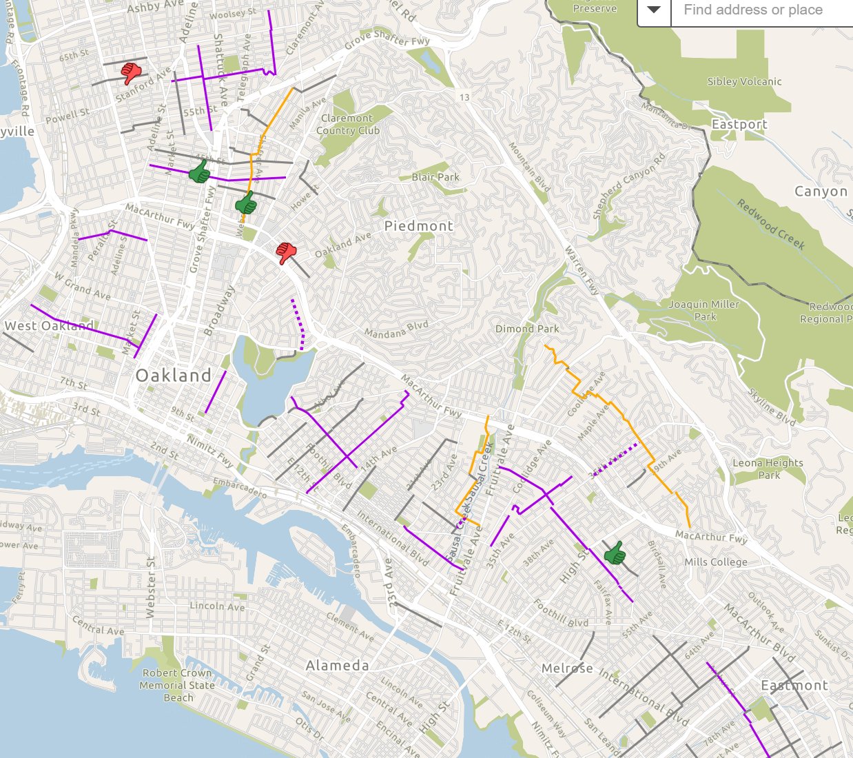 Oakland Slow Streets Map City Of Oakland On Twitter: "The City Of Oakland Announced Today An  Additional Five Miles Of Streets To Receive Soft Closures Under The  #Oaklandslowstreets Program! A New Interactive Map Of All Oakland