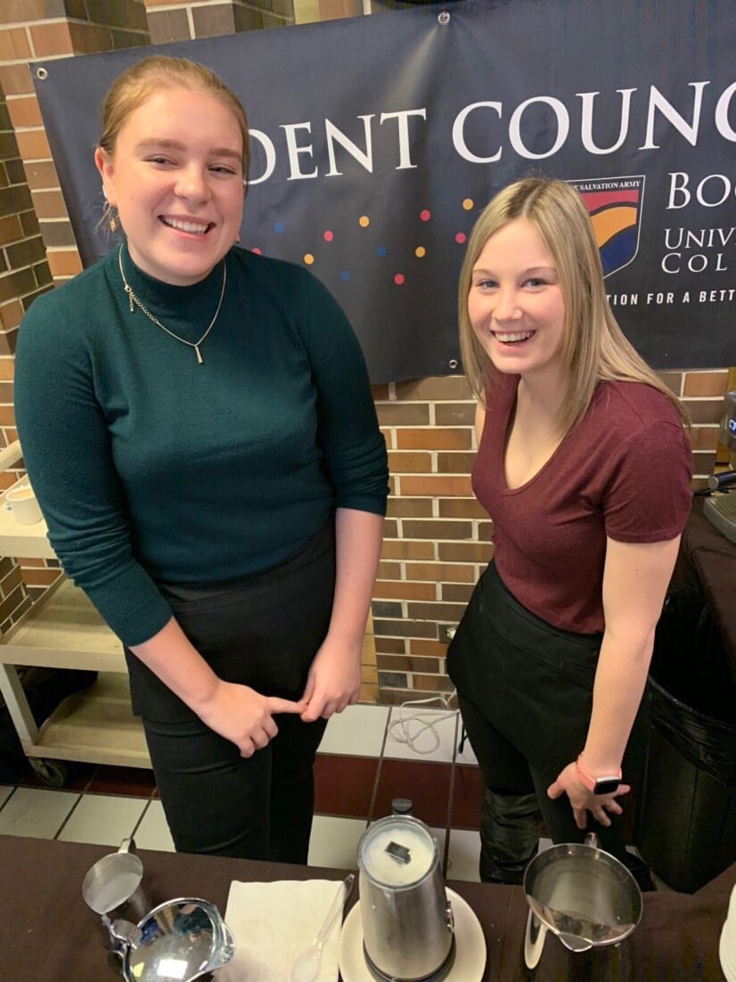 BoothUC's tweet photo. #TBT to a Booth UC coffee house. @boothucstuco #boothuctogether #boothuc #studentlife https://t.co/RtwrWy2cLa