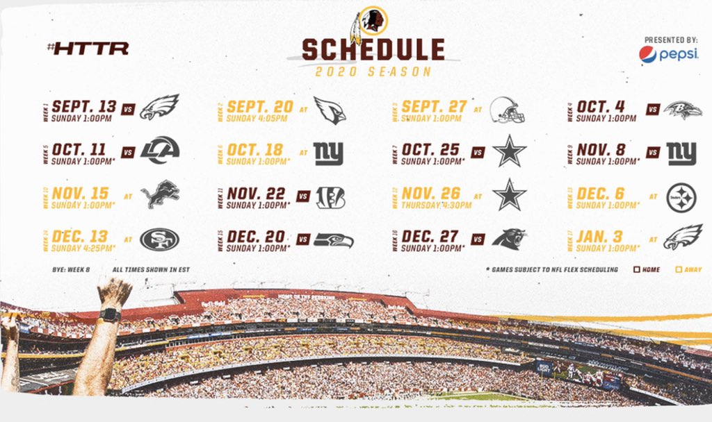 Marina Marraco On Twitter The Nfl Just Released Its Season Schedule And It Looks Like
