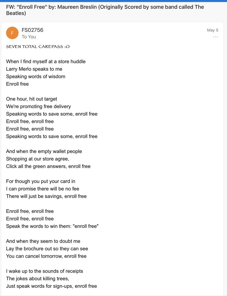 Jason_R_Dowd's tweet photo. I just had share. What an Engaging and Inspiring way our Lyrically Talented Team member Maureen Breslin from #2756 shares with her peers how many customers have saved money each night through our CarePass Program.  #District2Rocks  #D2stronger2gether https://t.co/XmZHJ1BuHQ