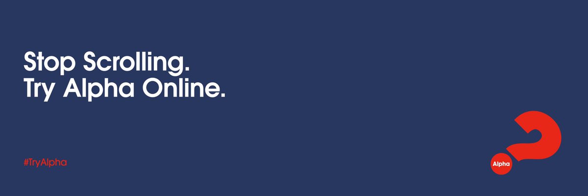 We all have questions, especially during these times.  Alpha is for anyone who wants to have good conversations about the big questions about life and faith, no matter what you believe. No judgement.  No pressure.  bit.ly/tryalphaonline