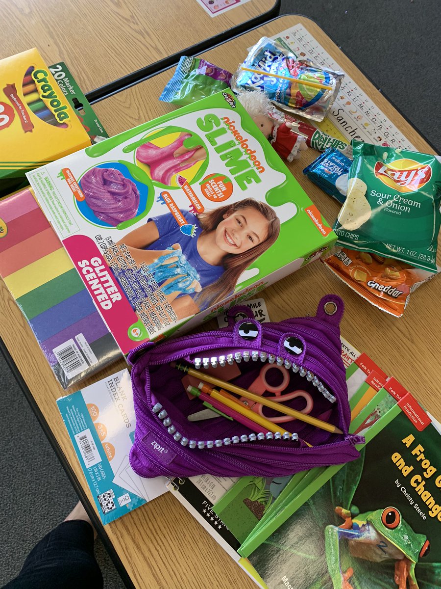 Thank you <a href="/DonorsChoose/">DonorsChoose</a> and <a href="/Chevron/">Chevron</a> for making this happen. Today there were many happy faces coming back to my classroom to pick up some school supplies to continue learning from home. Certainly they will make #distancelearning a little easier. <a href="/KernAve_Bobcats/">Kern Ave Elementary</a> #TogetherWeCan