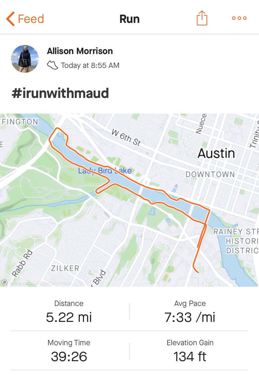 allisonanalysis's tweet photo. Everyone should be able to practice whatever sport they love without fearing for their life. #IrunwithMaud https://t.co/dFHHGqe4oi