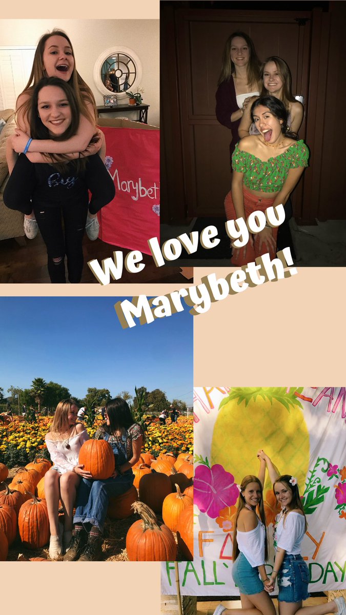 Our sister Marybeth is going alum this semester 🌿 we’ll miss you! 💓