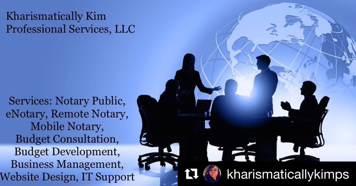 mskimiko73's tweet photo. Yes, we provide all these services... Follow my business page @kharismatically #KharismaticallyKimProfessionalServices #TexasCommissionedNotary #Notary #BudgetConsultation #BudgetDevelopment #BusinessManagement #WebsiteDesign #ITsupport #SmallBusiness #VeteranOwned https://t.co/JDpZgV1gFA