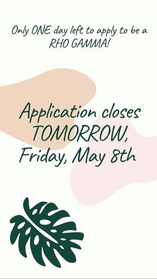 Don’t forget📢📢📢 #Panhellinc #recuitement #rhogamma